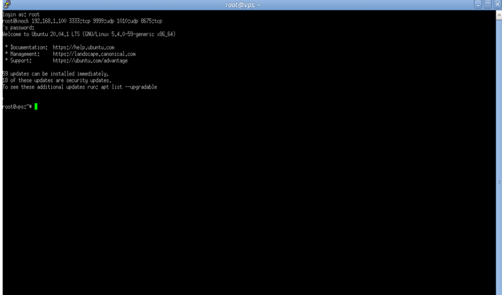 Mighty Securing Your Server with Port Knocking 9