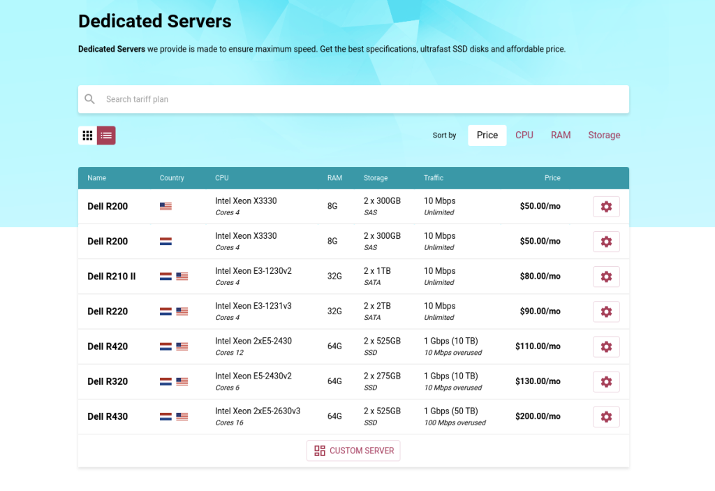 A dedicated server is your outbalancing tool 2